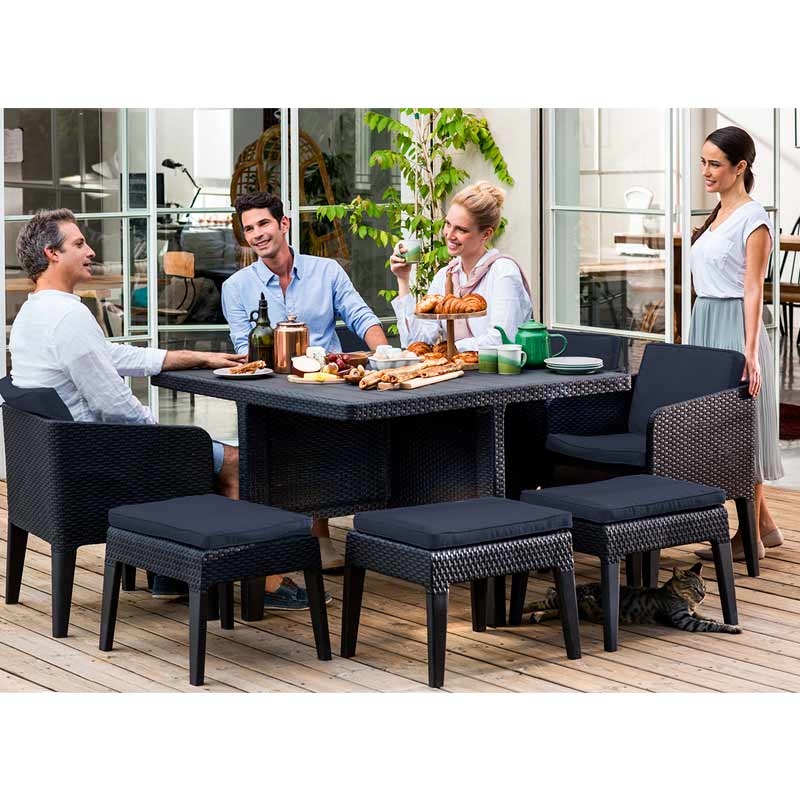 Комплект садовой мебели 9 предметов COLUMBIA SET 9 PCS 2