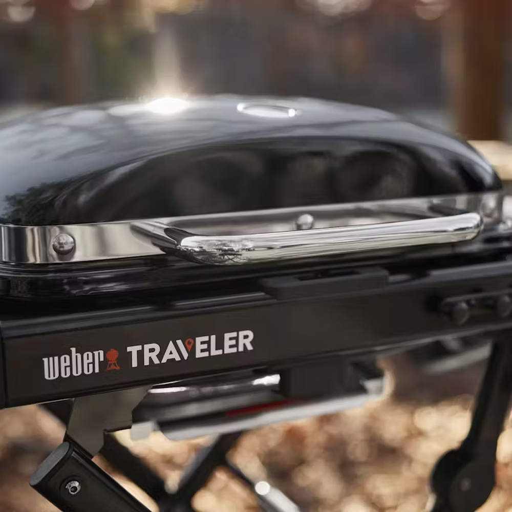 Газовый гриль Weber Traveler Compact черный 7