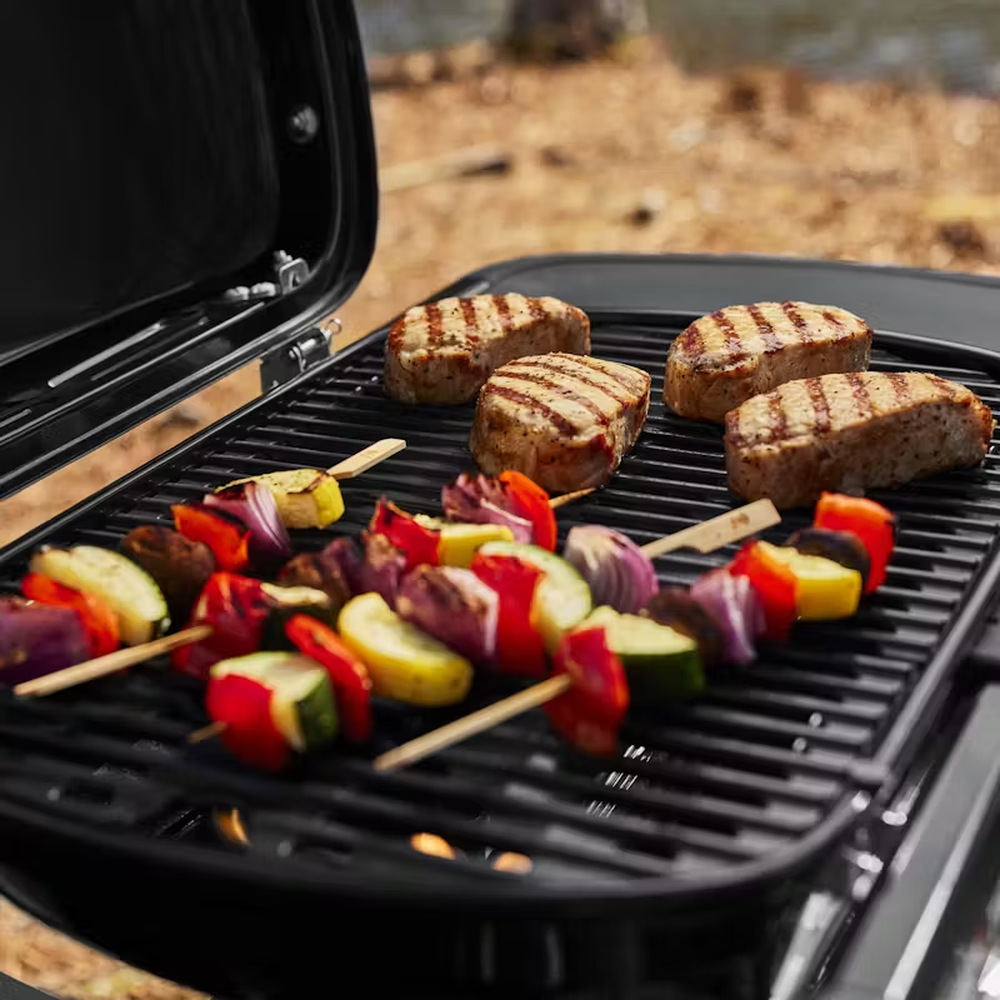 Газовый гриль Weber Traveler Compact черный 8