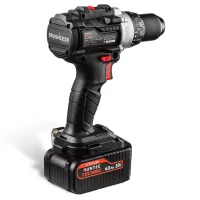 Дрель-шуруповерт ударная аккумуляторная TECHNIC 13 мм, 20В, 2*4Ач, 100Нм