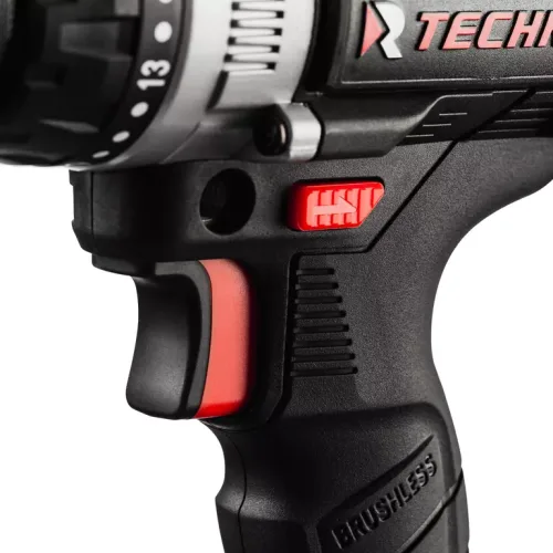 Дрель-шуруповерт ударная аккумуляторная TECHNIC 13 мм, 20В, 2*4Ач, 100Нм 6