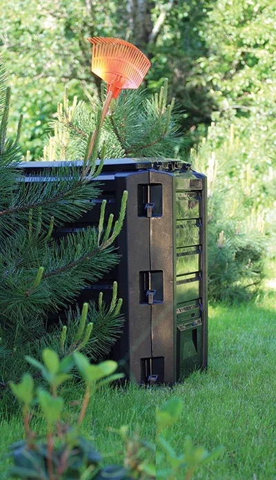 Компостер COMPOGREEN 380л, черный 3