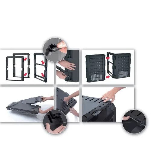 Компостер COMPOGREEN 380л, черный 4