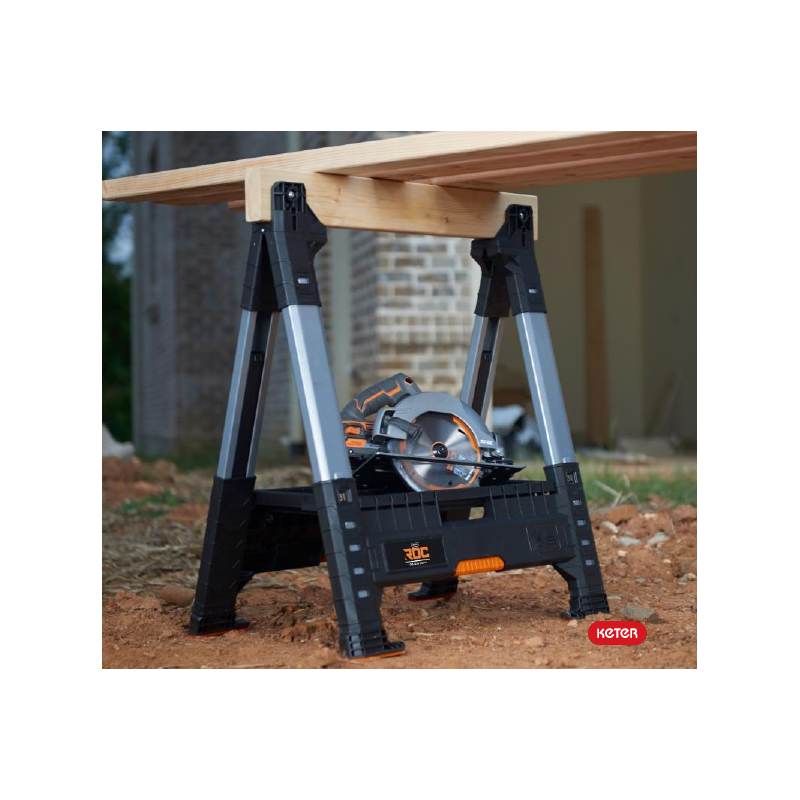 Складные регулируемые столярные козлы ROC PRO LUMBER JAACK SAWHORSE 17203039 3