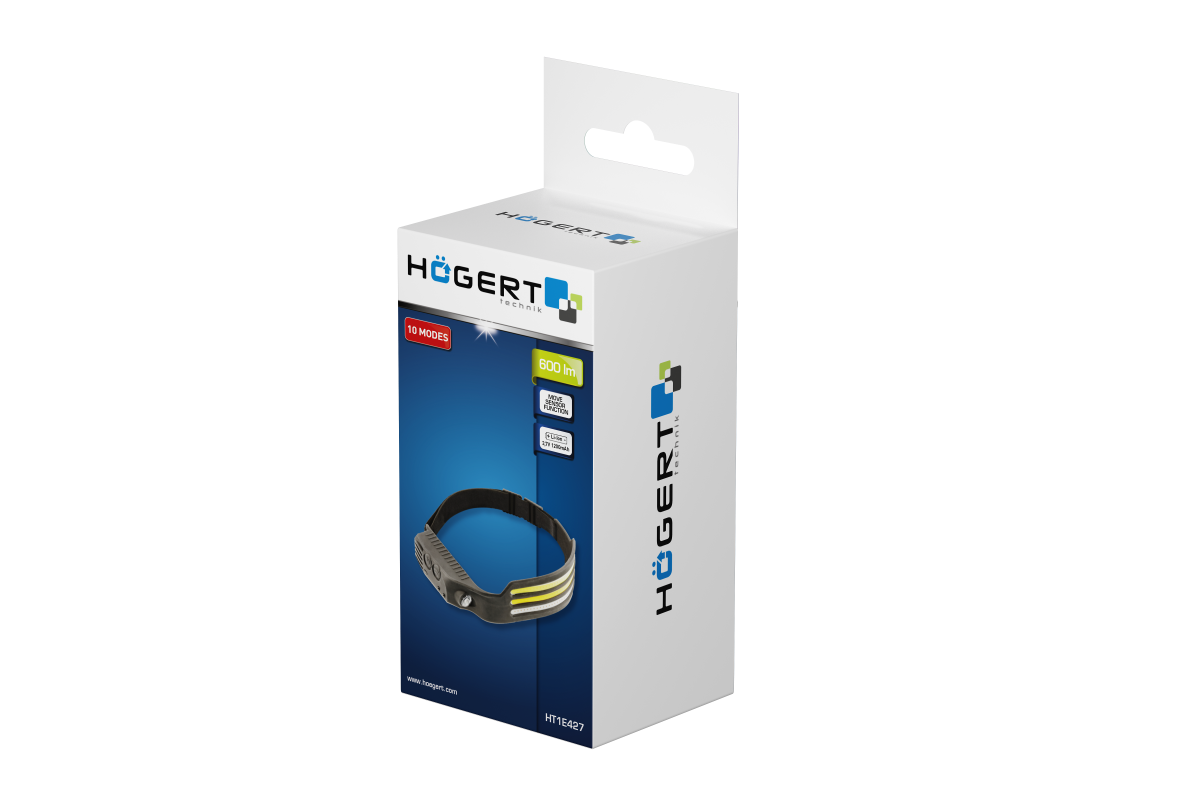 Налобный фонарик COB USB, 10 функции 5