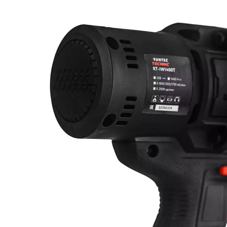Гайковерт ударный аккумуляторный RUNTEC TECHNIC 3/4", 20В, 2*6Ач, 1400Нм