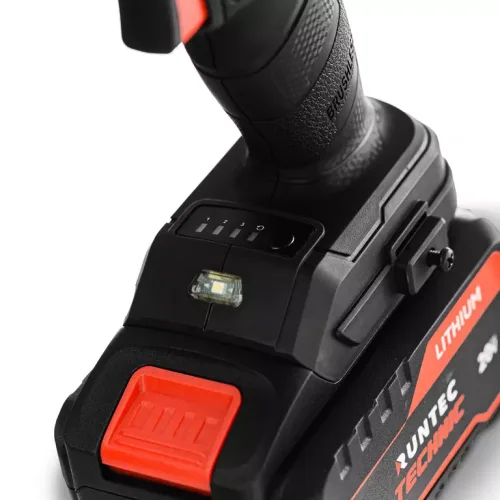 Гайковерт ударный аккумуляторный RUNTEC TECHNIC 3/4", 20В, 2*6Ач, 1400Нм 6