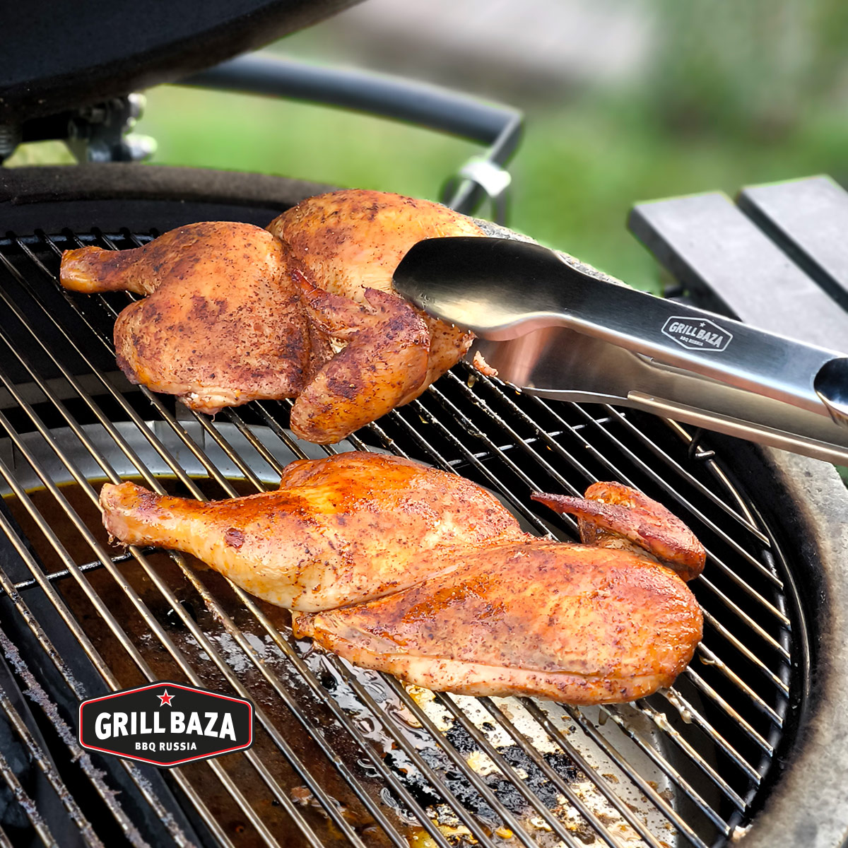 Щипцы для гриля Premium Grillbaza, нерж 5