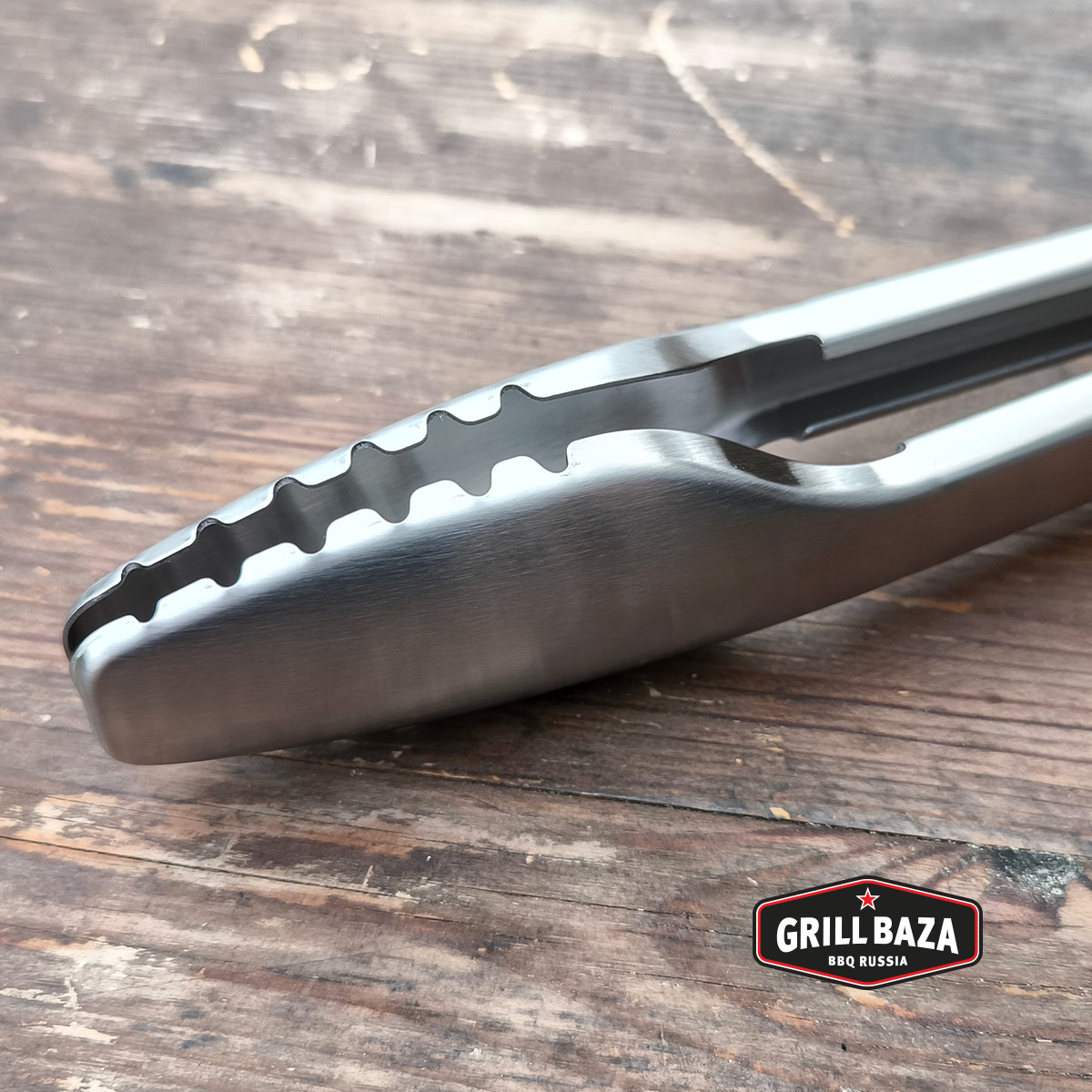 Щипцы для гриля Premium Grillbaza, нерж 16