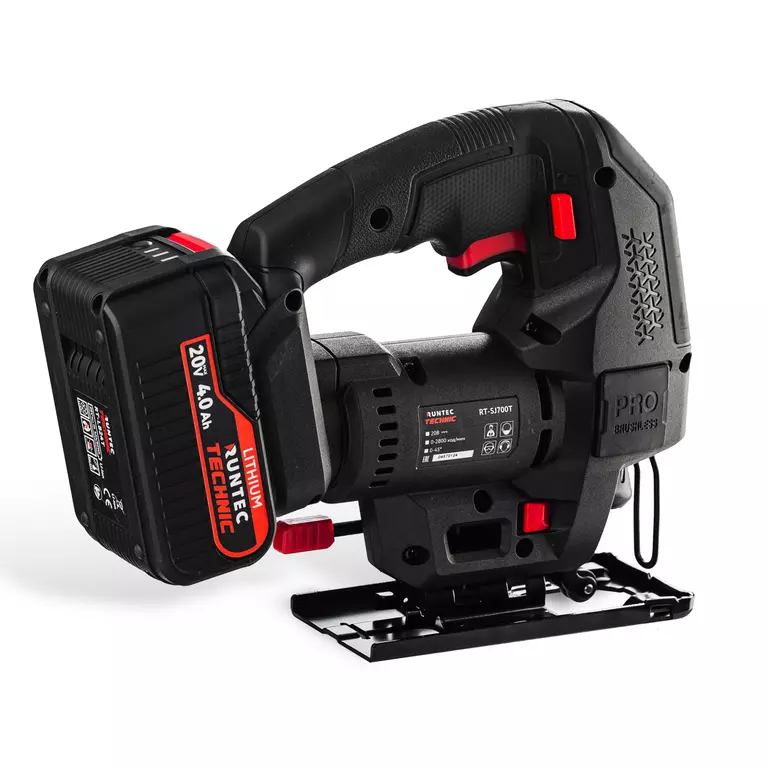 Лобзик аккумуляторный TECHNIC 20В, 2*4Ач, 700Вт 2