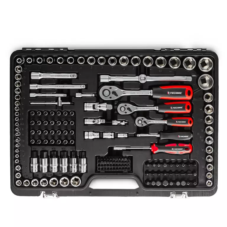 Набор ручных инструментов TECHNIC 216 предметов 1/2", 3/8", 1/4" 15