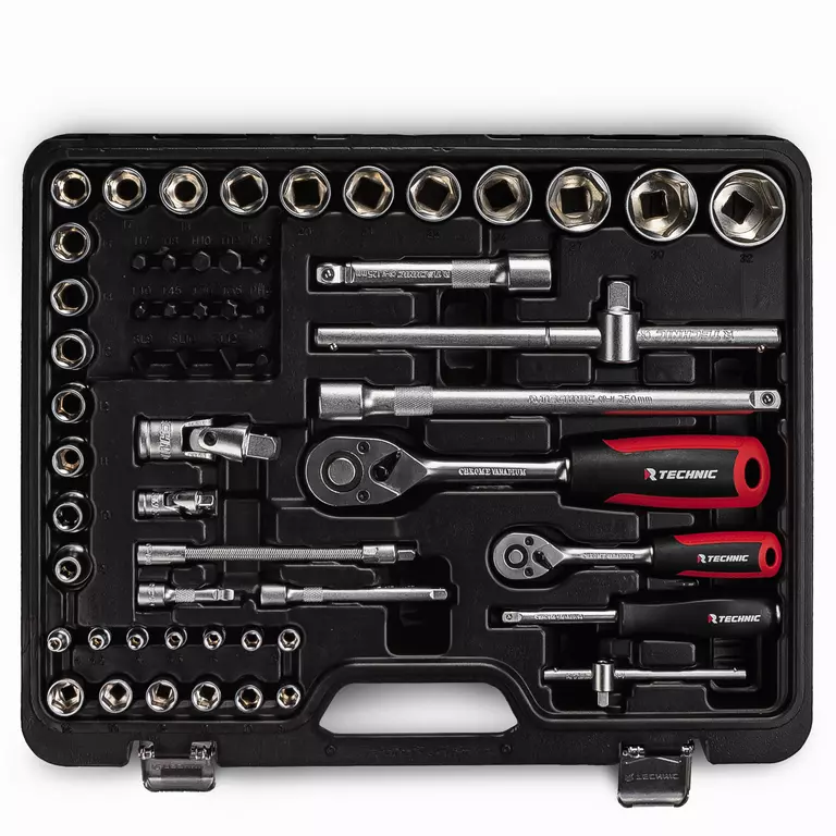 Набор ручных инструментов TECHNIC 94 предметов 1/2", 1/4" 4