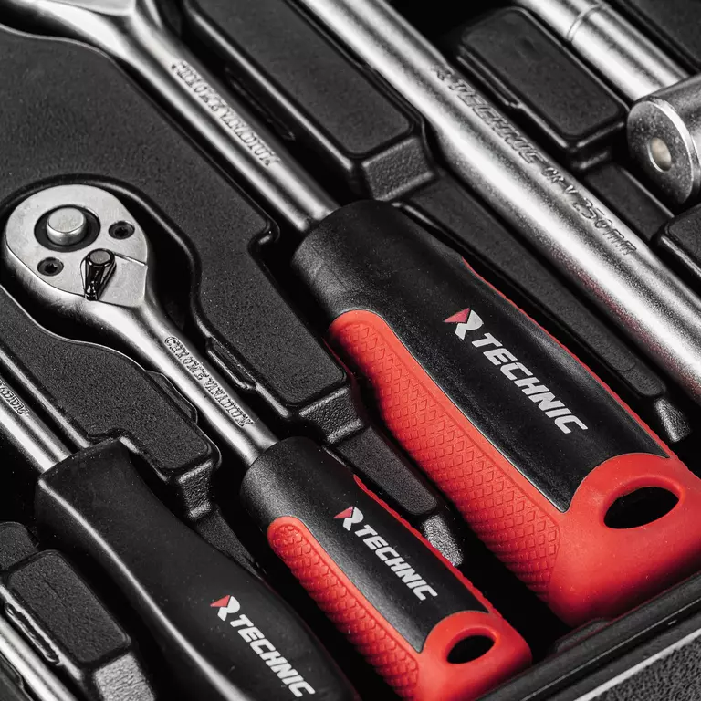 Набор ручных инструментов TECHNIC 94 предметов 1/2", 1/4" 8