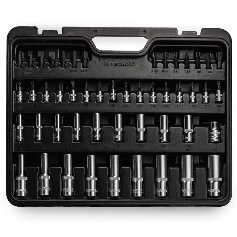 Набор ручных инструментов TECHNIC 108 предметов 1/2", 1/4" 4