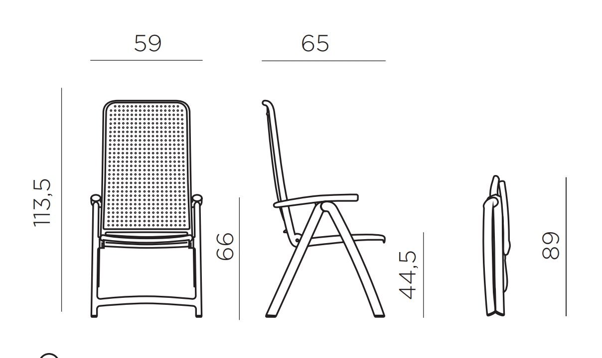 Комплект пластиковой мебели Clip 80 Darsena 9