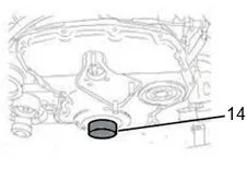 Набор фиксаторов для двигателей 2,2, 2,3, 3,0l Fiat, Iveco, Ford 9