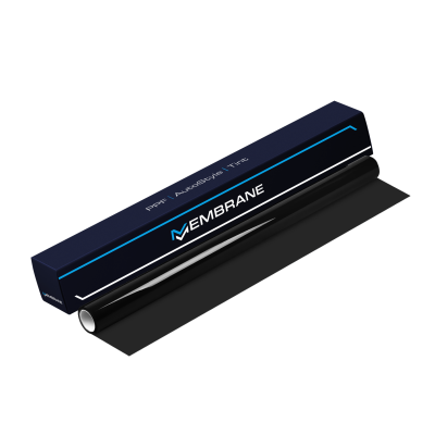 Гибридная плёнка Hybrid Black Gloss (Чёрная глянцевая), 1.52 пог.м 2
