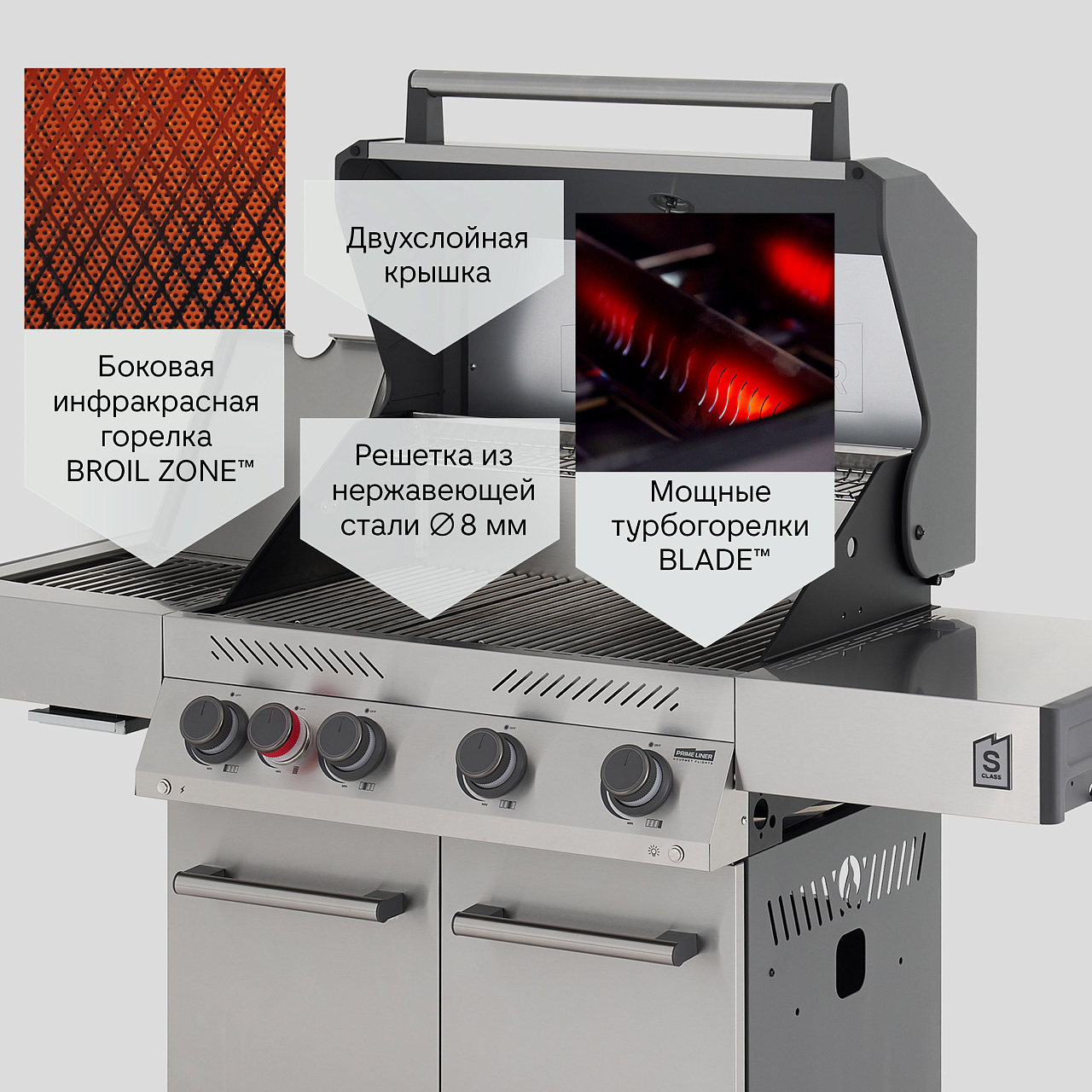 Газовый гриль S class 4B 13