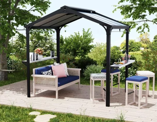 Комплект беседки для гриля BBQ Gazebo Garden Austin 2400- black 4