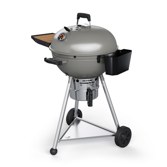 Гриль угольный Teriberka 57 Slow 'N Sear Platinum Grey Premium 15