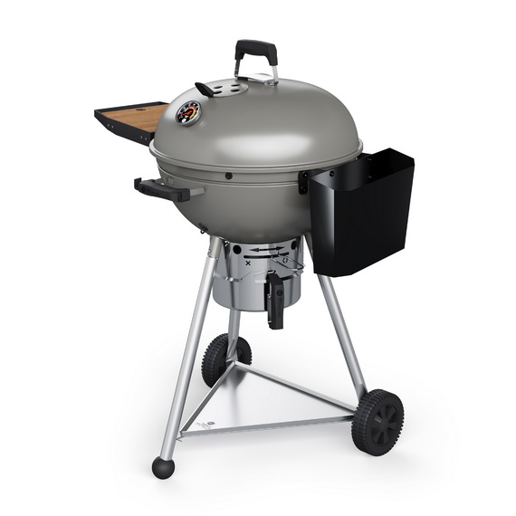 Гриль угольный Teriberka 57 Slow 'N Sear Platinum Grey Premium 16