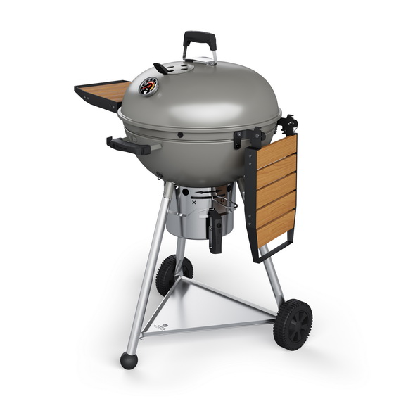 Гриль угольный Teriberka 57 Slow 'N Sear Platinum Grey Premium 20