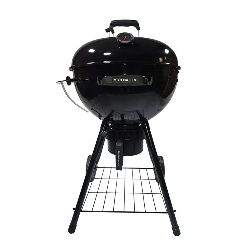 Угольный гриль Kettle Black Edition, с корзиной SnS, 57 см, черный 2