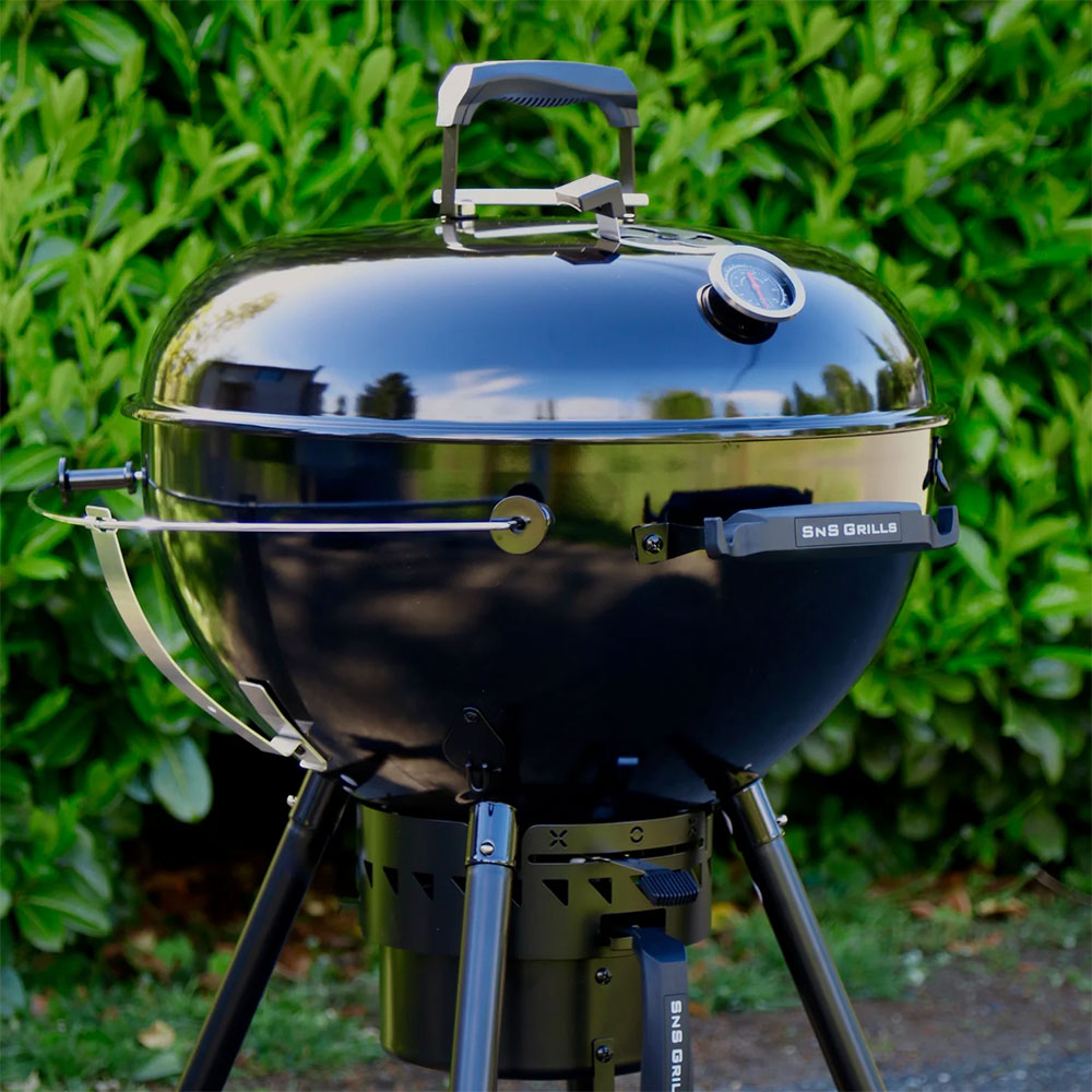 Угольный гриль Kettle Black Edition, с корзиной SnS, 57 см, черный 4