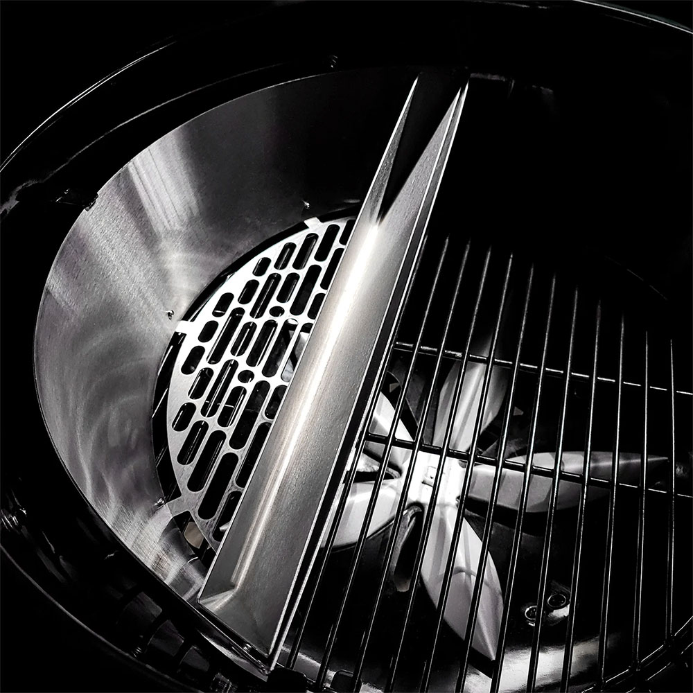 Угольный гриль Kettle Black Edition, с корзиной SnS, 57 см, черный 7