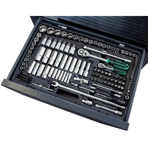 Набор ручных инструментов 1/4" и 1/2", 169 предметов 5