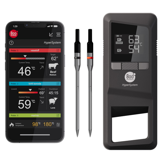 Термометр цифровой Meat Thermometer Duo Pro HyperSystem 2