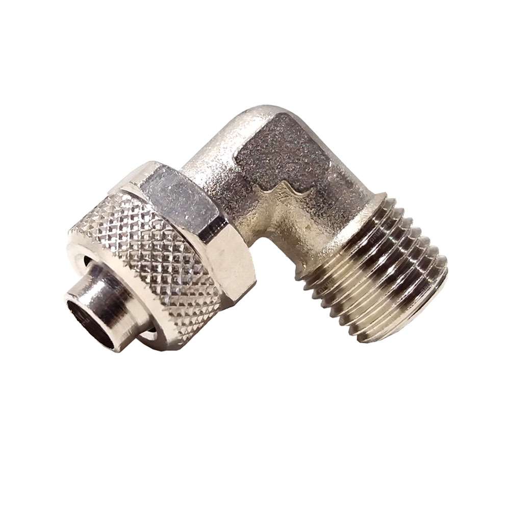 Уголок для нейлоновых трубок (1/4" 6х8 мм)