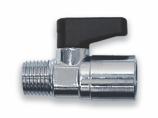 Минивентиль шаровый конический (М1/4"-F1/4")