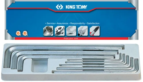 Набор Г-образных шестигранников 3-14 мм, 8 предметов KING TONY 20208MR01