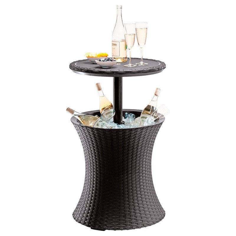 Столик-холодильник COOL BAR RATTAN (Коричневый) 2