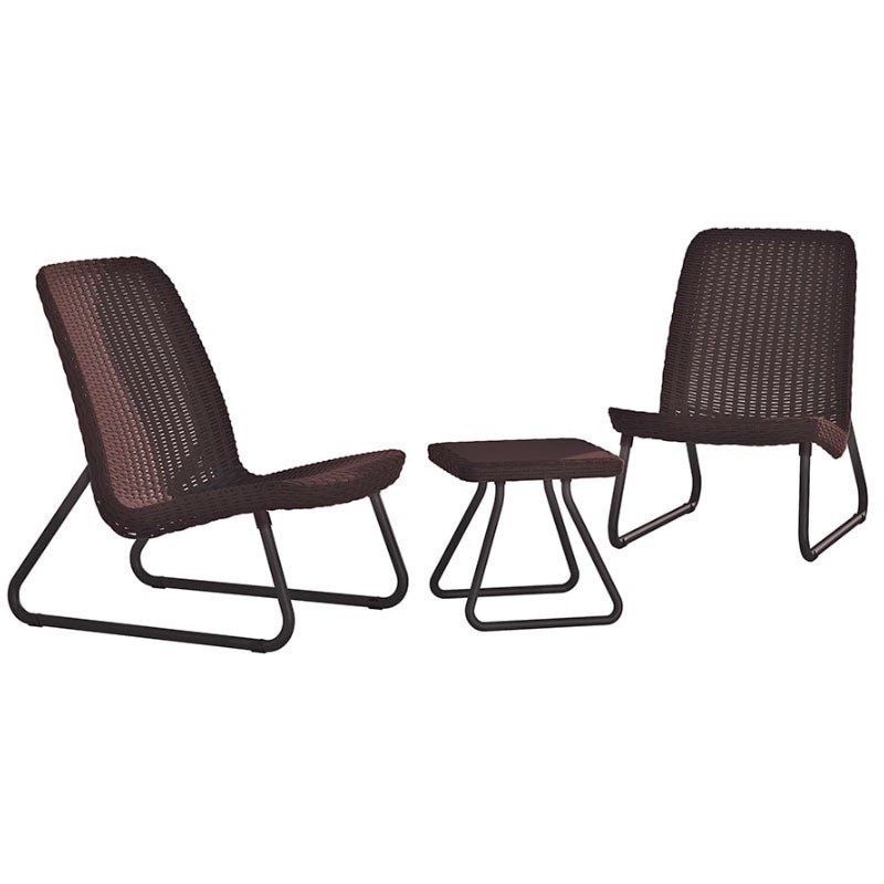 Компактный комплект для отдыха вдвоем Rio Patio Set  (коричневый)