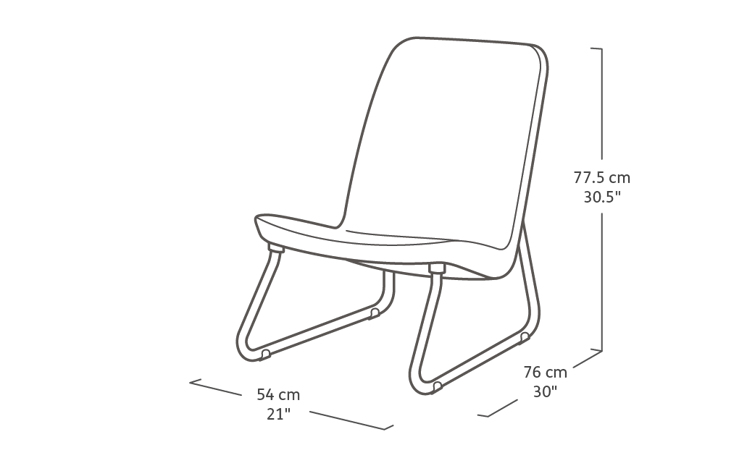 Компактный комплект для отдыха вдвоем Rio Patio Set  (коричневый) 4