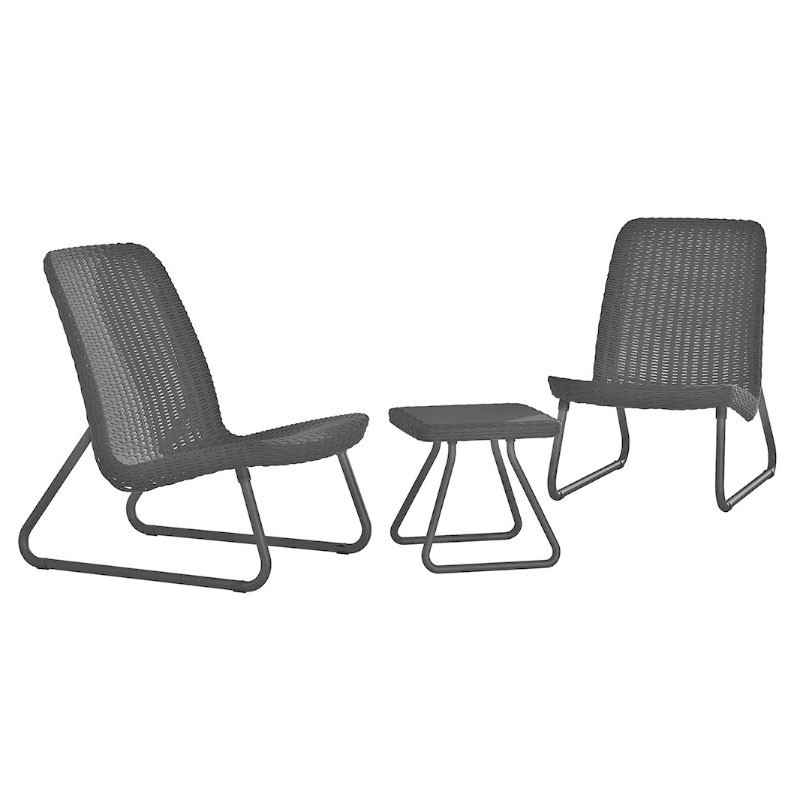 Компактный комплект для отдыха вдвоем Rio Patio Set  (графит ) Keter 17197637