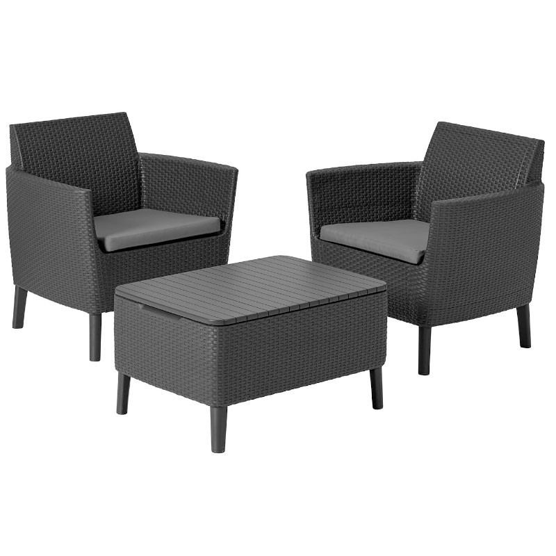 Комплект балконной мебели Salemo Balcony Set (Графит)