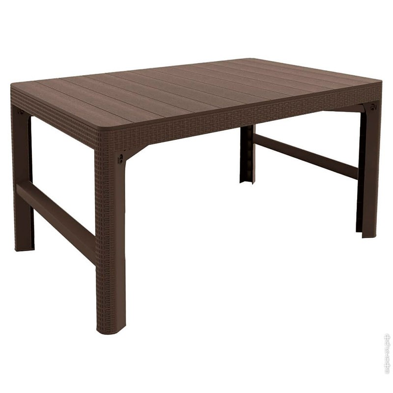 Стол-трансформер Lyon Table Rattan (Коричневый)