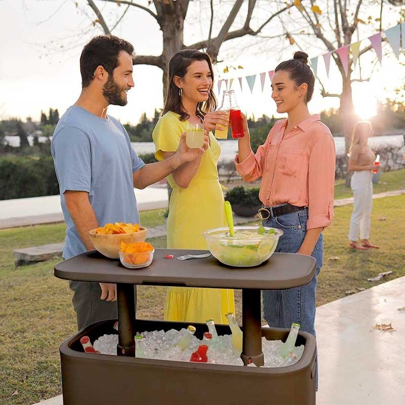 Столик-холодильник BREEZE BAR LARGE COOL BAR  (Коричневый) 4