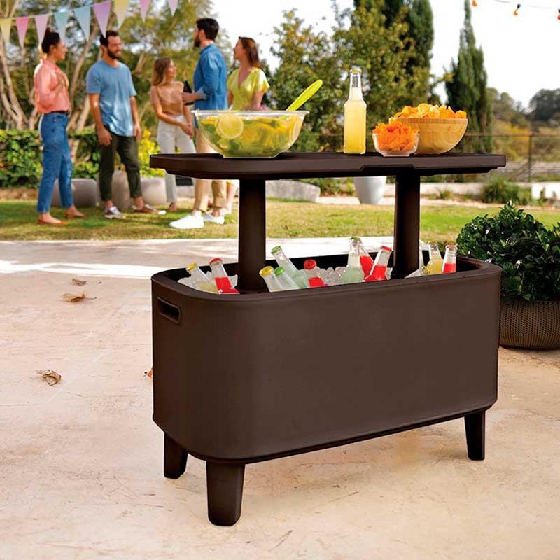 Столик-холодильник BREEZE BAR LARGE COOL BAR  (Коричневый) 5
