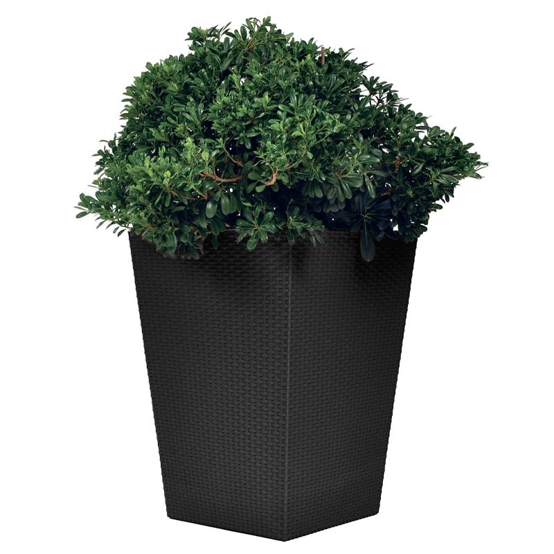 Кашпо под ротанг RATTAN PLANTER M (MEDIUM) 55.4L (Графит)