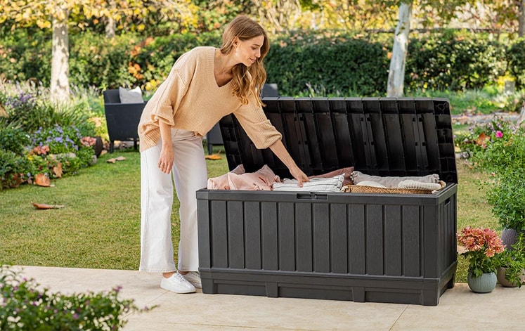 Сундук KENTWOOD STORAGE BOX 350L (Графит) 4