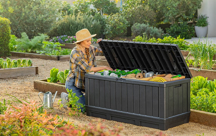 Сундук KENTWOOD STORAGE BOX 350L (Графит) 5