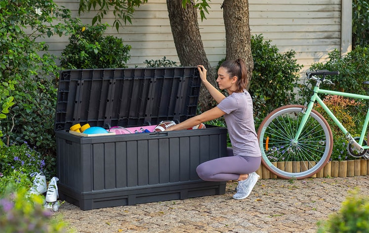 Сундук KENTWOOD STORAGE BOX 350L (Графит) 6