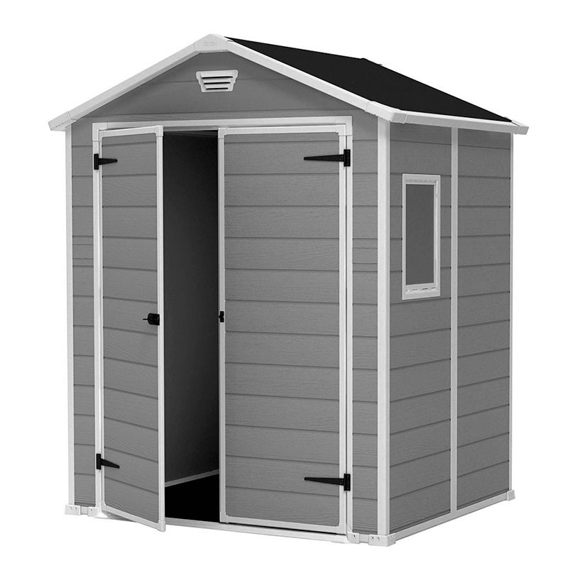 Сарай Manor 6×5 DD (Серый, белый) 2