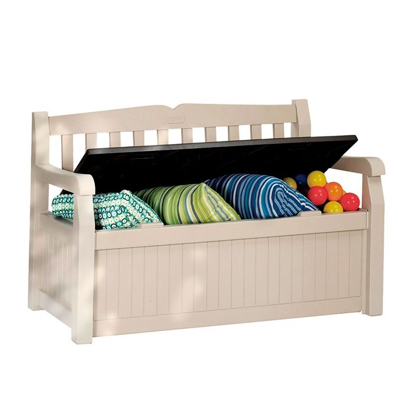 Скамья-сундук GARDEN BENCH EDEN 265 L (бежевы, коричневый) 2