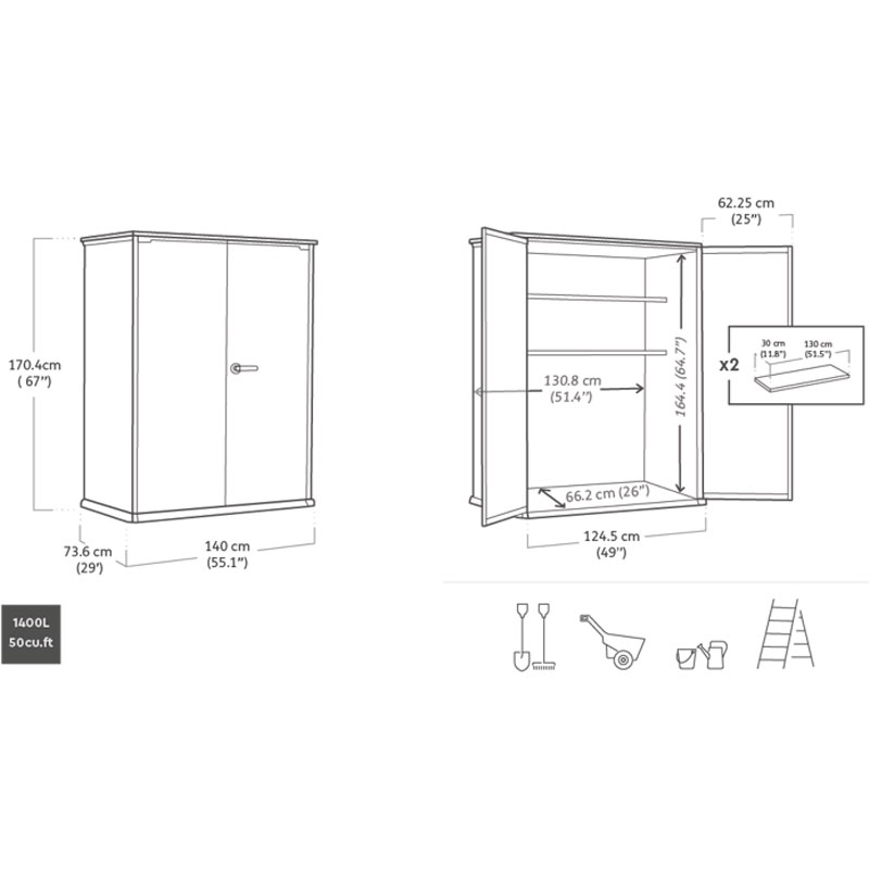 Шкаф для хранения SIGNATURE HIGH STORE STORAGE CABINET (Ясень) 2