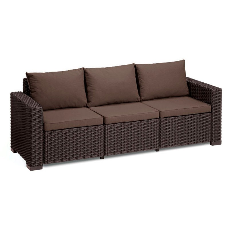 Диван трехместный CALIFORNIA 3 SOFA (Коричневый)